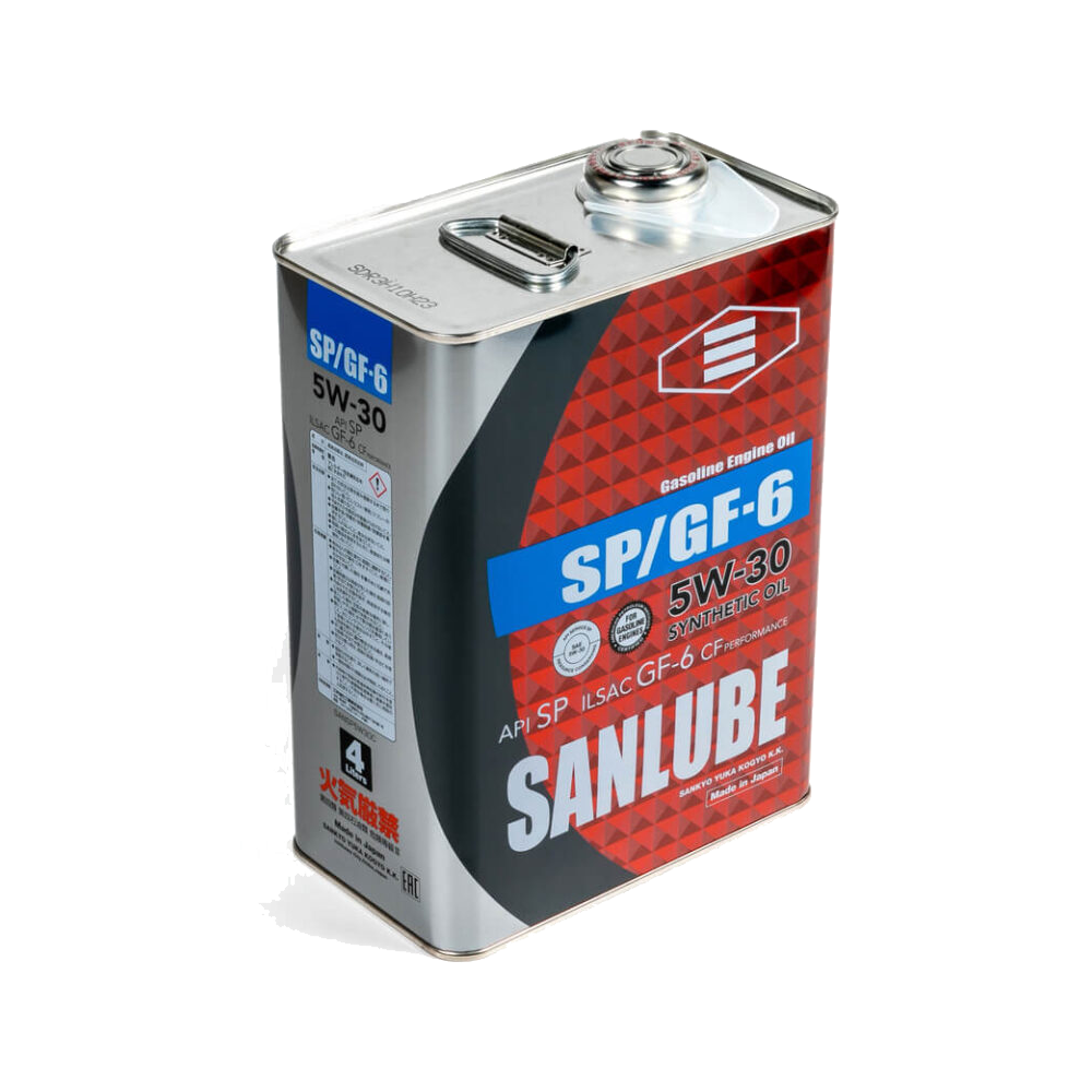 Масло моторное 5W-30 SP/GF-6A 4л (синтетика) SANLUBE, SANSP5W30C