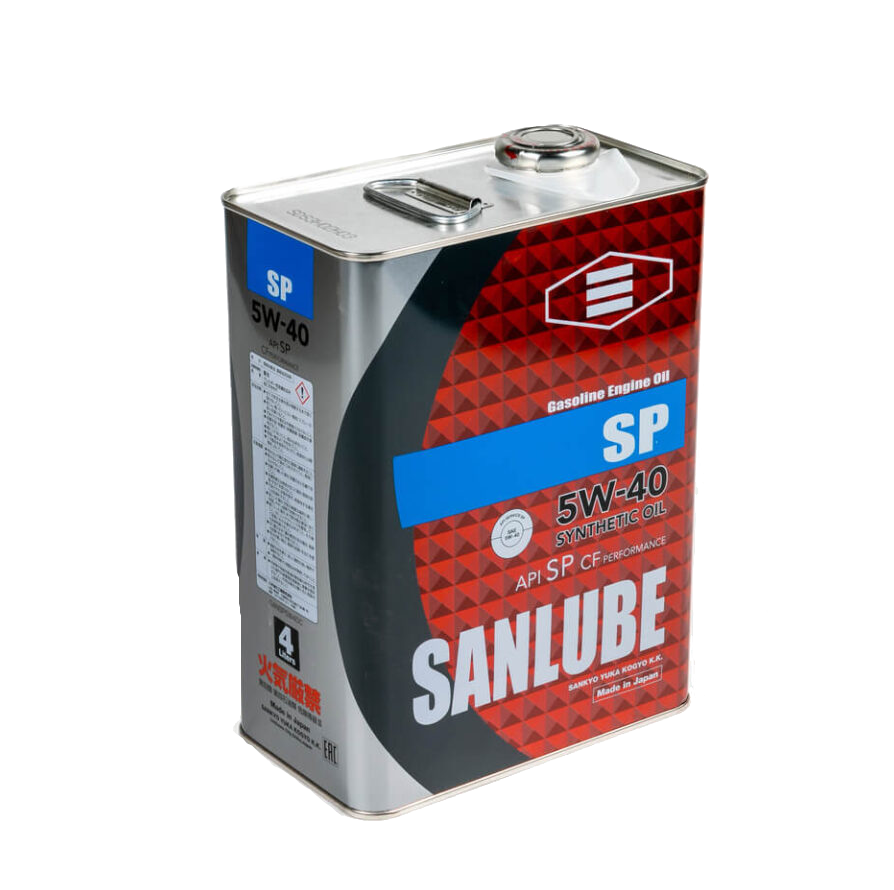 Масло моторное 5W-40 SP 4л (синтетика) SANLUBE, SANSP5W40C
