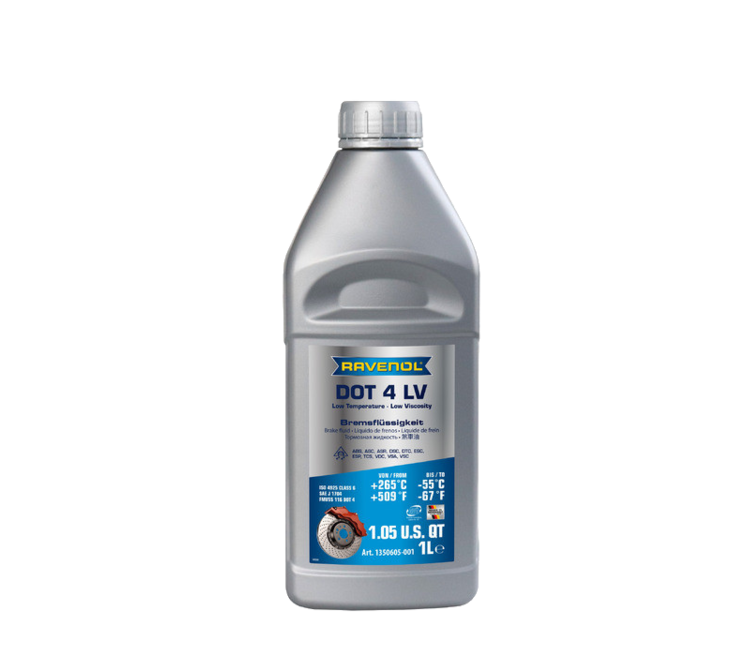 Тормозная жидкость DOT 4 LV 1л RAVENOL, 1350605001