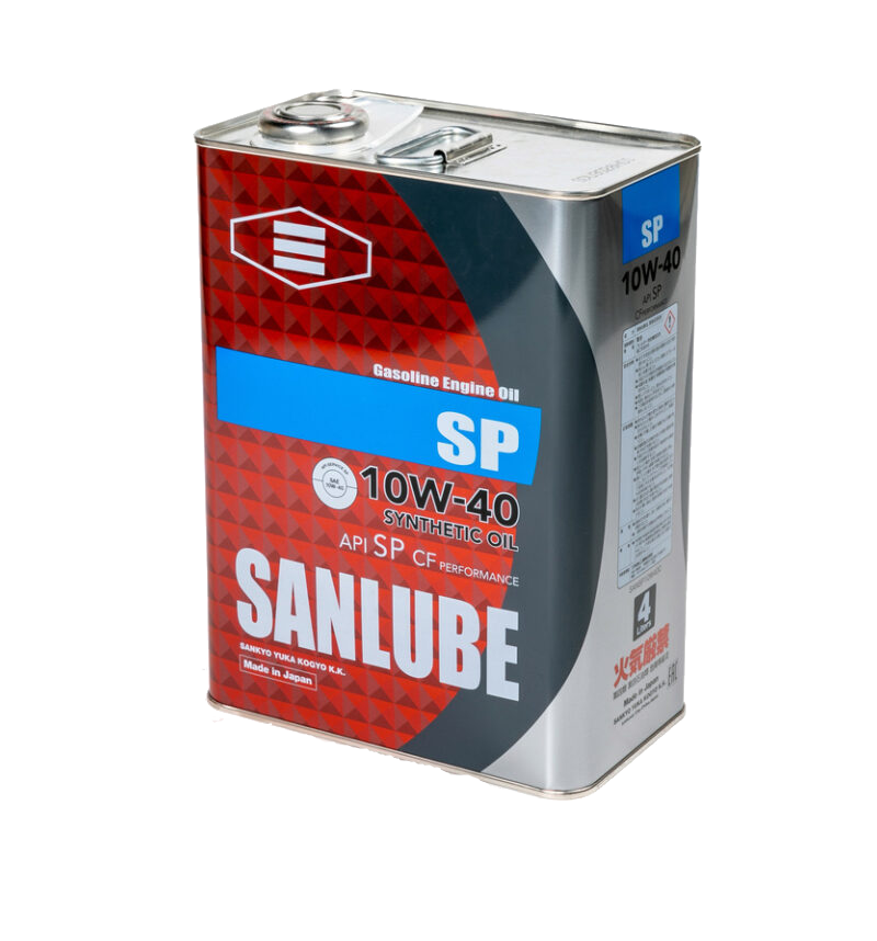 Масло моторное 10W-40 SP 4л (синтетика) SANLUBE, SANSP10W40C