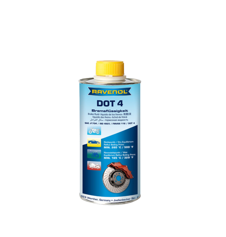 Тормозная жидкость DOT 4 1л RAVENOL, 1350601001