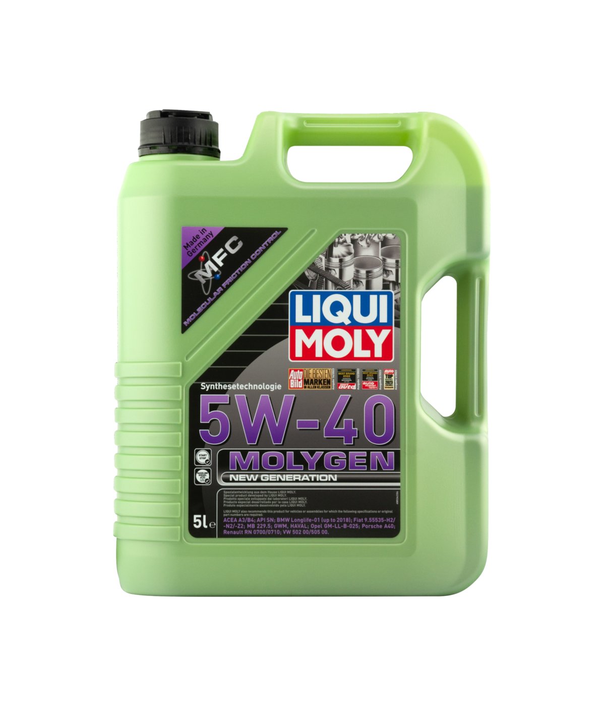 Масло моторное LIQUI MOLY 5W-40 "Molygen NG" 8578