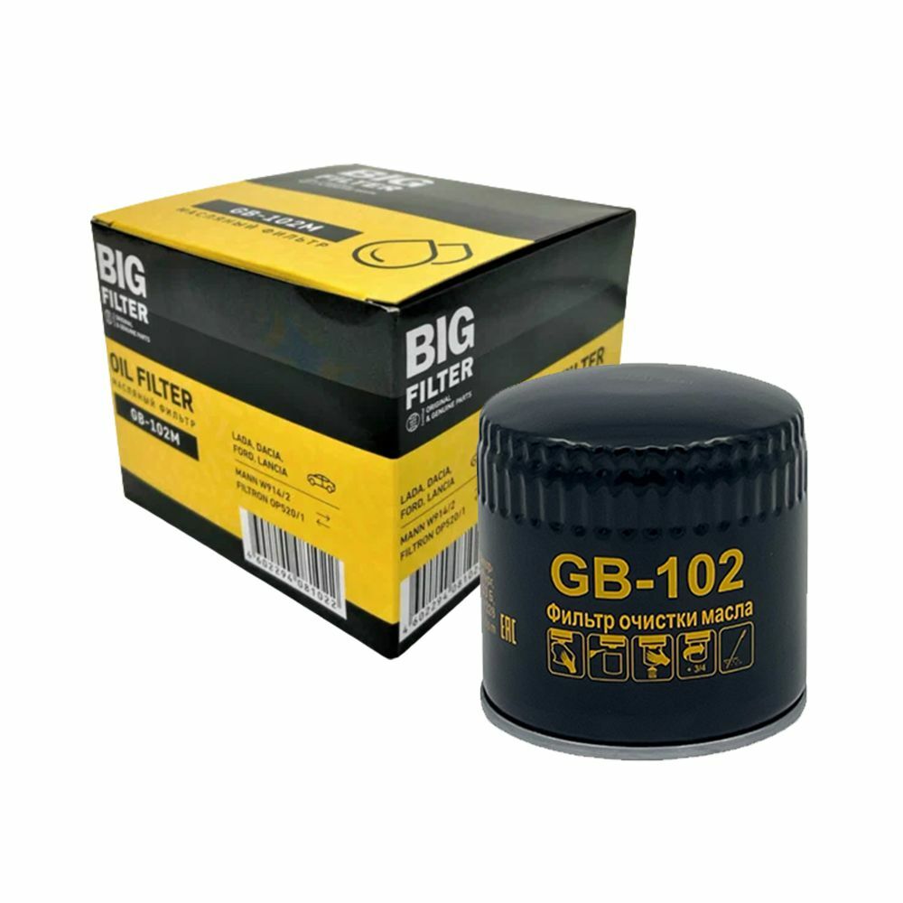 Фильтр масляный BIG FILTER, GB102