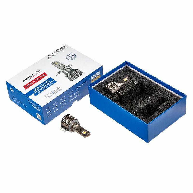 Лампа светодиодная LED Avantech H15 12V 45W, 4300K 4500lm (комплект 2 шт.)