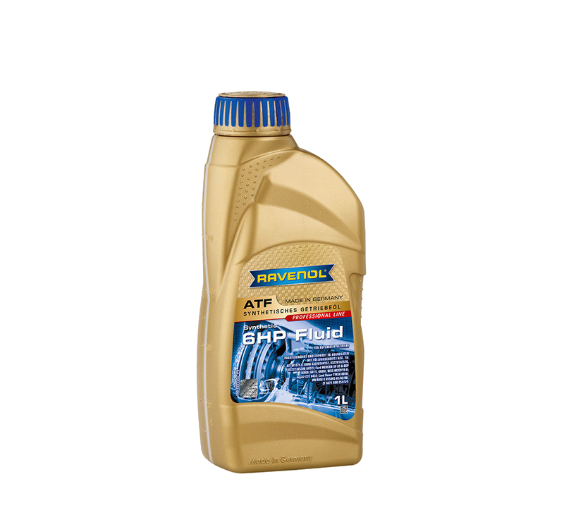 Масло трансмиссионное ATF 6 HP 1л (синтетика+ПАО) RAVENOL,  1211112001